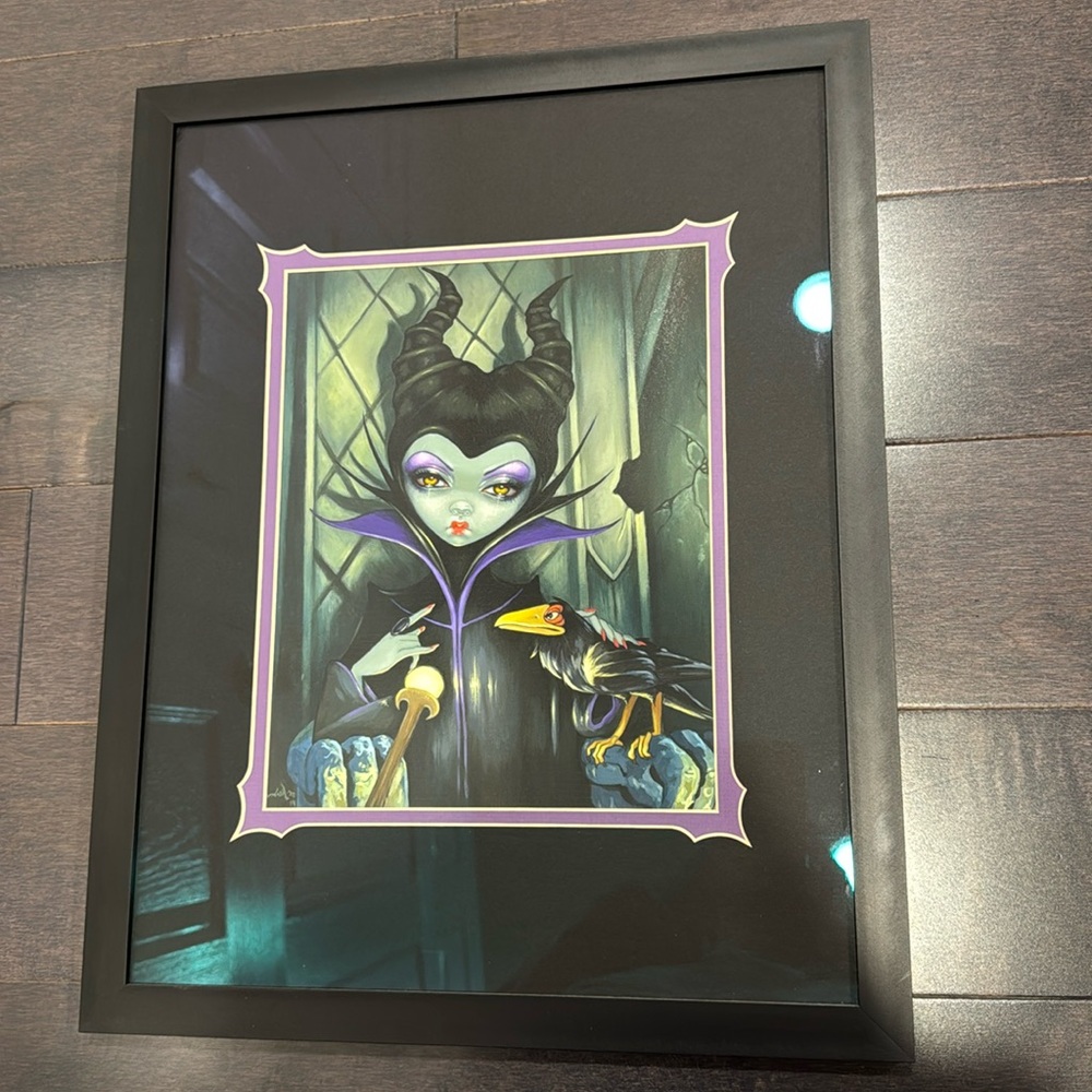 Jasmine Becket-Smith Framed Print of Disney’s Maleficent